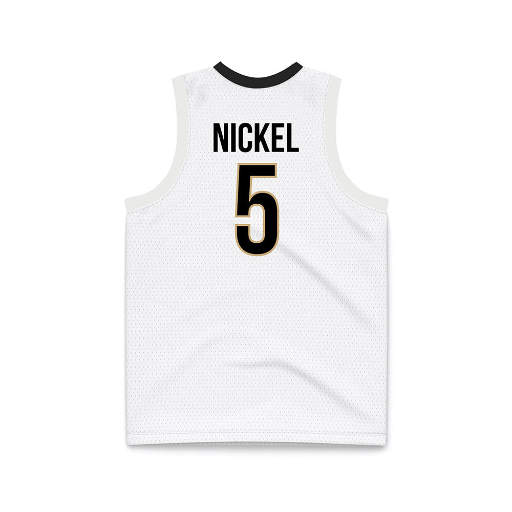 Vanderbilt - NCAA Men's Basketball : Tyler Nickel - White Basketball Jersey-1