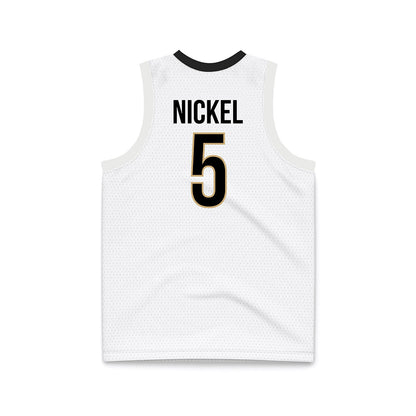 Vanderbilt - NCAA Men's Basketball : Tyler Nickel - White Basketball Jersey-1