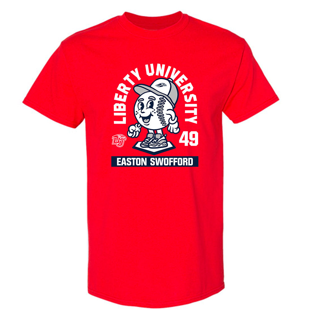 Liberty - NCAA Baseball : Easton Swofford - Fashion Shersey T-Shirt-0