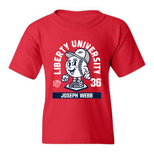 Liberty - NCAA Baseball : Joseph Webb - Fashion Shersey Youth T-Shirt