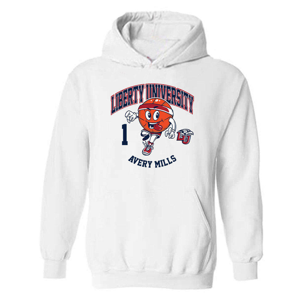 Liberty - NCAA Women's Basketball : Avery Mills - Fashion Shersey Hooded Sweatshirt