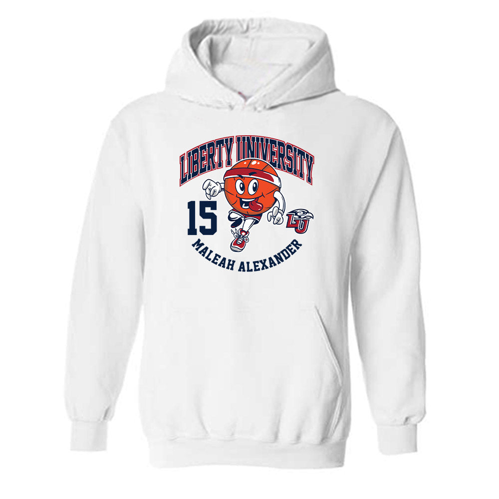 Liberty - NCAA Women's Basketball : Maleah Alexander - Fashion Shersey Hooded Sweatshirt