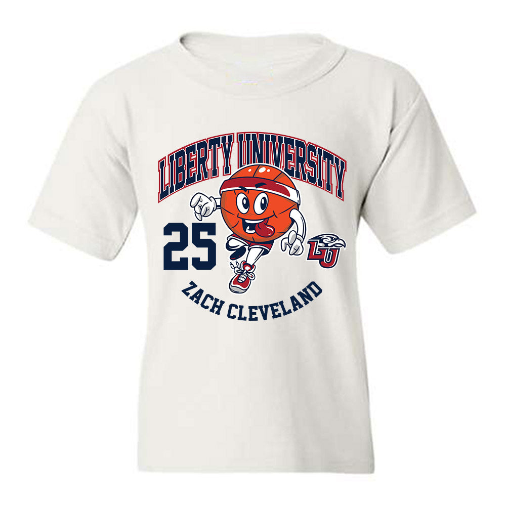 Liberty - NCAA Men's Basketball : Zach Cleveland - Fashion Shersey Youth T-Shirt-0