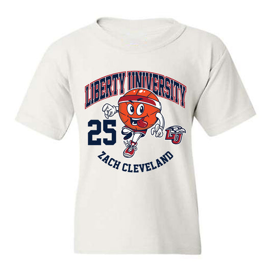 Liberty - NCAA Men's Basketball : Zach Cleveland - Fashion Shersey Youth T-Shirt-0