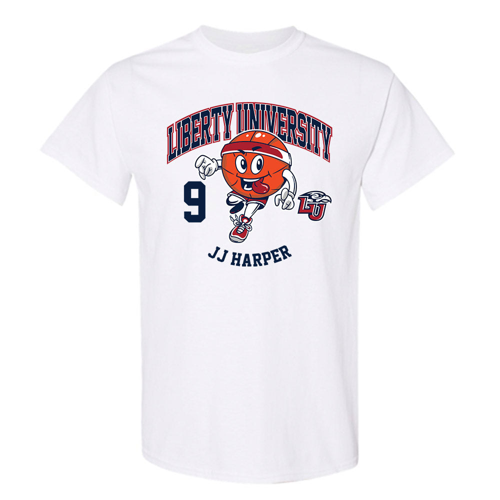 Liberty - NCAA Men's Basketball : JJ Harper - Fashion Shersey T-Shirt-0