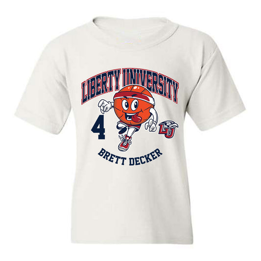 Liberty - NCAA Men's Basketball : Brett Decker - Fashion Shersey Youth T-Shirt