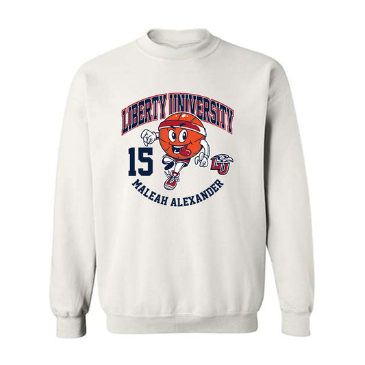 Liberty - NCAA Women's Basketball : Maleah Alexander - Fashion Shersey Crewneck Sweatshirt