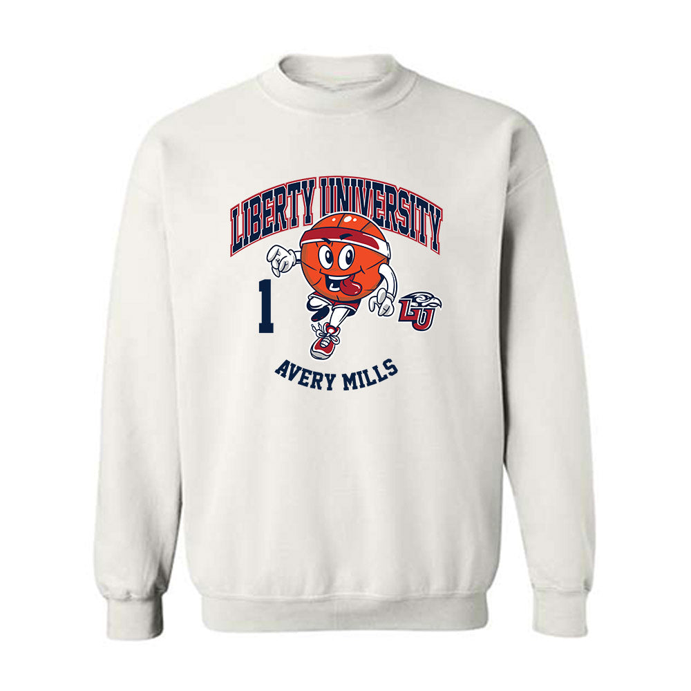 Liberty - NCAA Women's Basketball : Avery Mills - Fashion Shersey Crewneck Sweatshirt