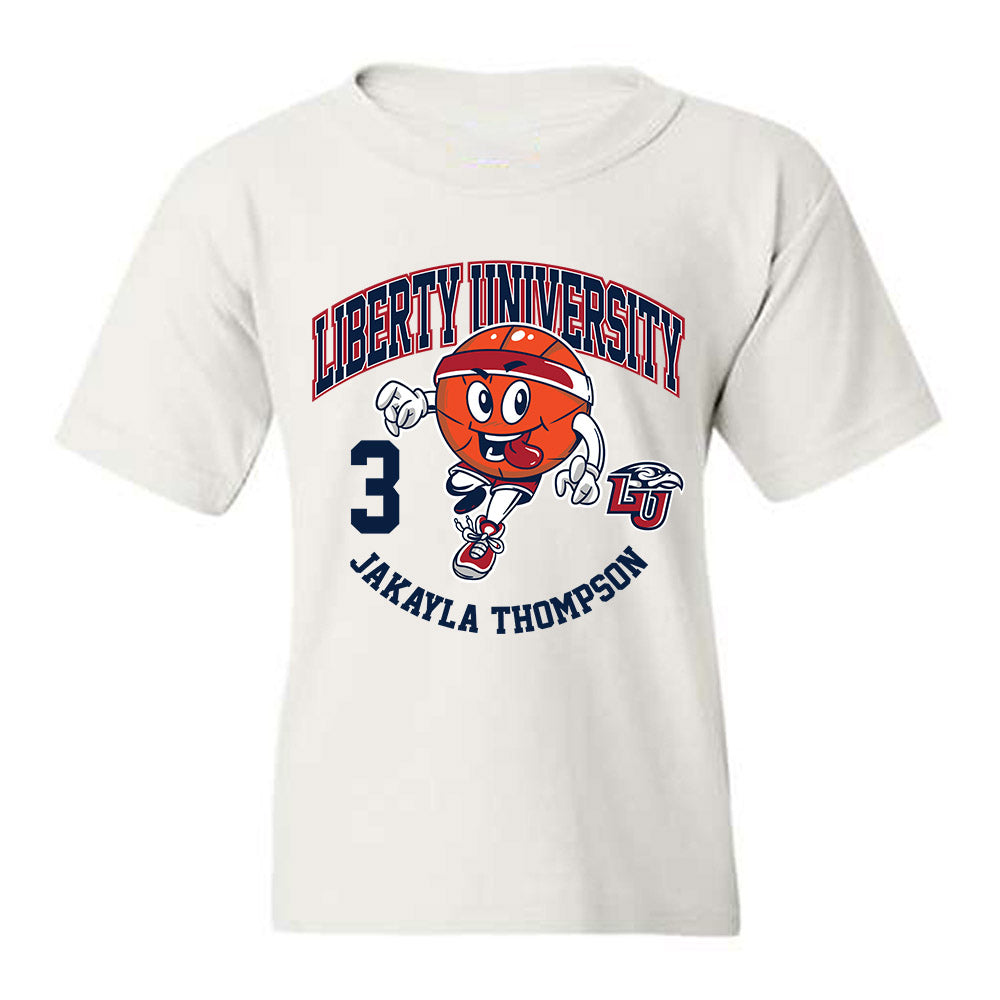 Liberty - NCAA Women's Basketball : JaKayla Thompson - Fashion Shersey Youth T-Shirt-0