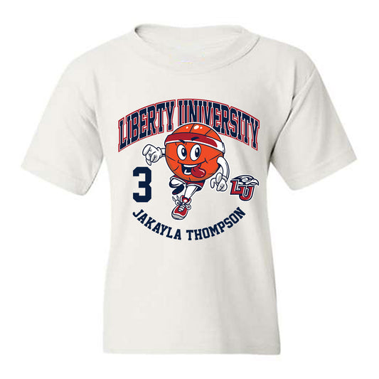 Liberty - NCAA Women's Basketball : JaKayla Thompson - Fashion Shersey Youth T-Shirt-0