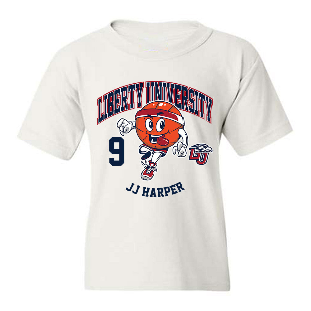 Liberty - NCAA Men's Basketball : JJ Harper - Fashion Shersey Youth T-Shirt-0