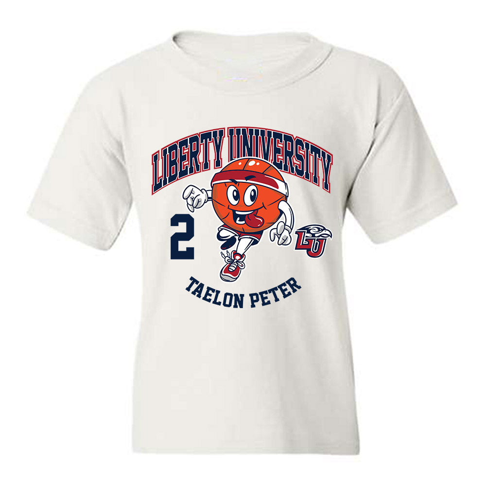 Liberty - NCAA Men's Basketball : Taelon Peter - Fashion Shersey Youth T-Shirt-0