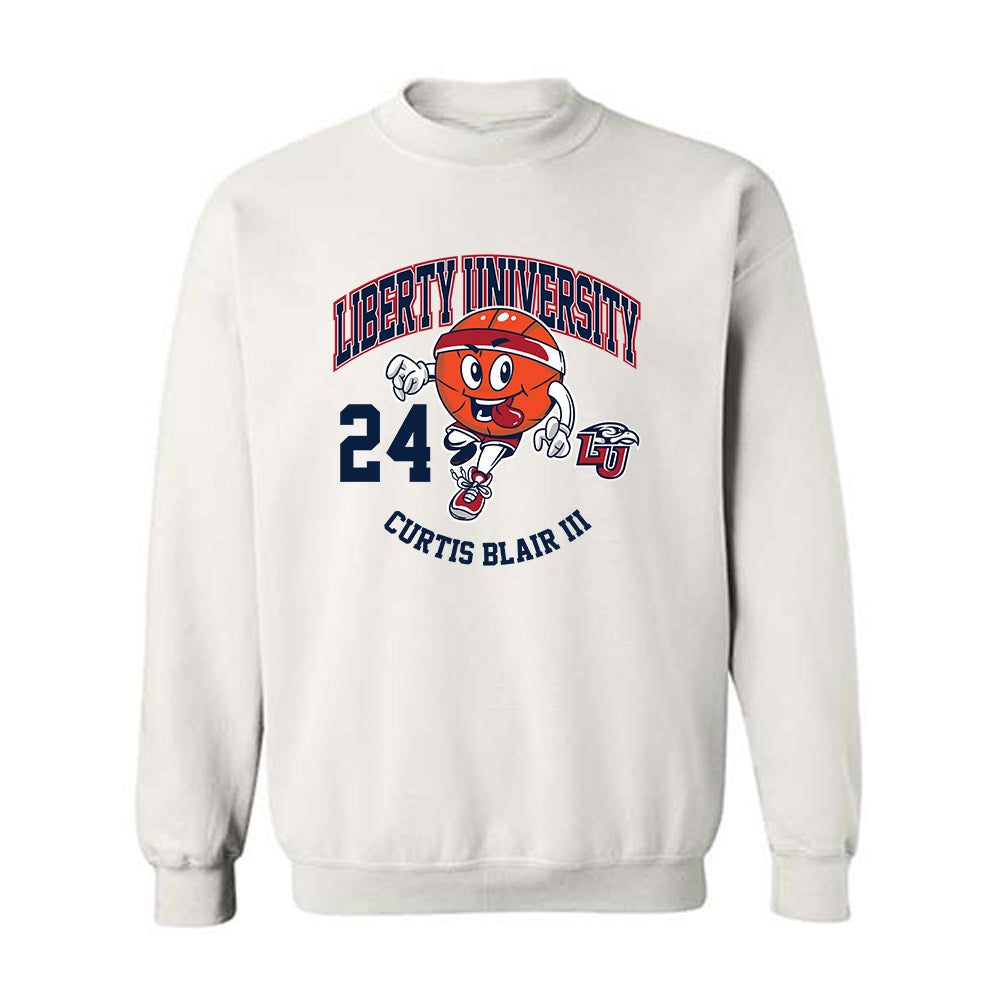 Liberty - NCAA Men's Basketball : Curtis Blair III - Fashion Shersey Crewneck Sweatshirt