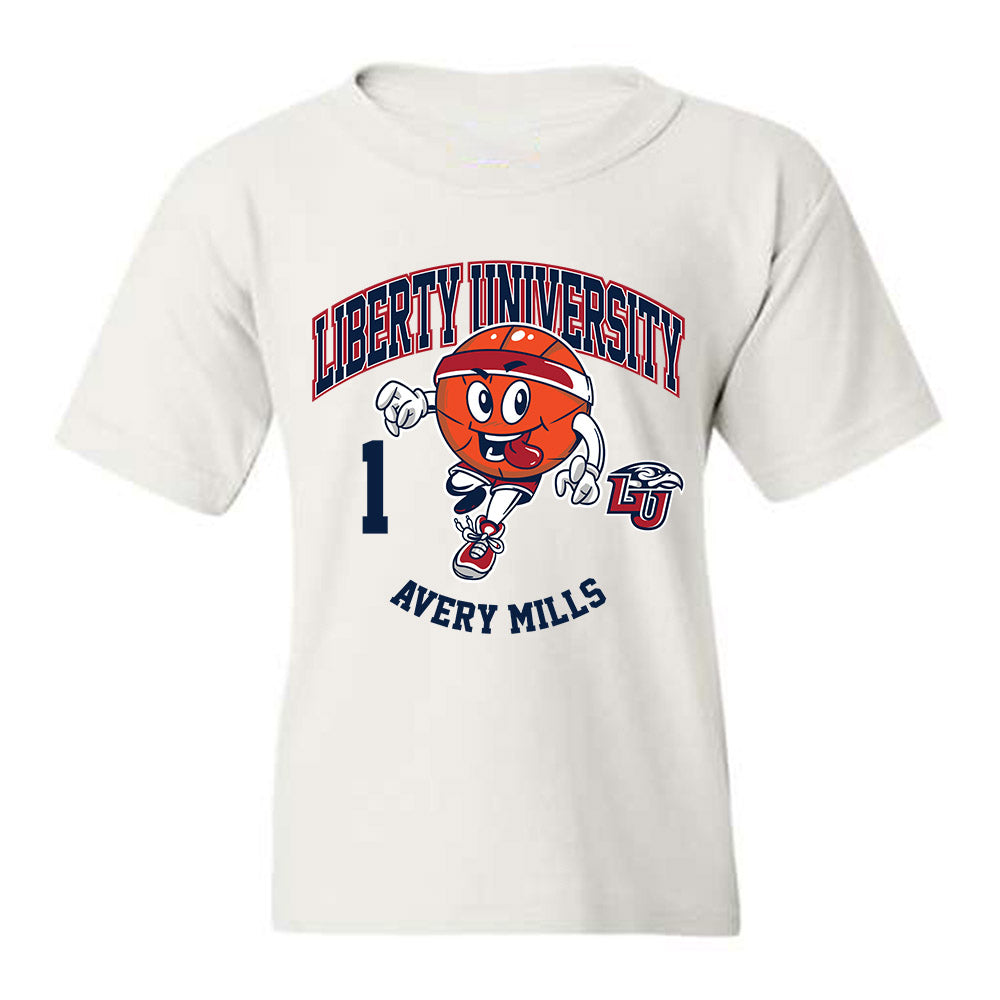 Liberty - NCAA Women's Basketball : Avery Mills - Fashion Shersey Youth T-Shirt