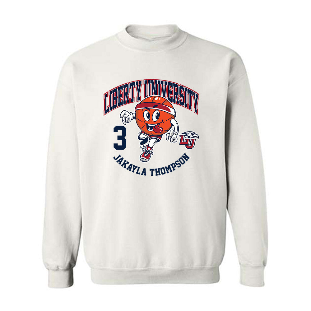 Liberty - NCAA Women's Basketball : JaKayla Thompson - Fashion Shersey Crewneck Sweatshirt-0