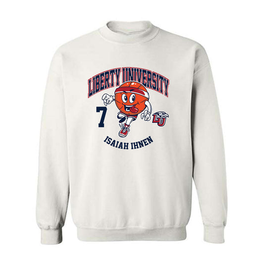 Liberty - NCAA Men's Basketball : Isaiah Ihnen - Fashion Shersey Crewneck Sweatshirt-0