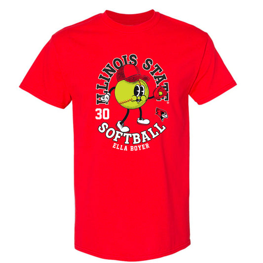 Illinois State - NCAA Softball : Ella Boyer - Fashion Shersey T-Shirt-0