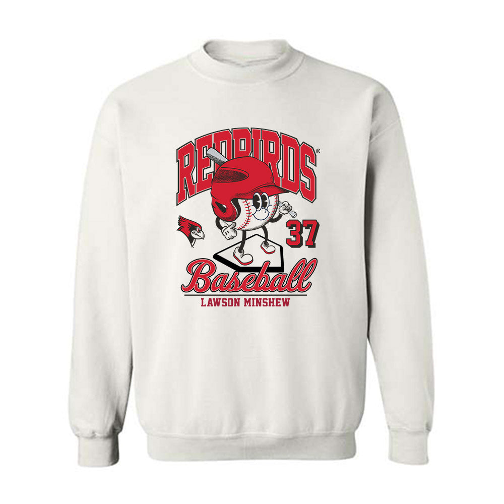 Illinois State - NCAA Baseball : Lawson Minshew - Fashion Shersey Crewneck Sweatshirt-0