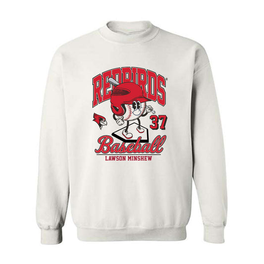 Illinois State - NCAA Baseball : Lawson Minshew - Fashion Shersey Crewneck Sweatshirt-0