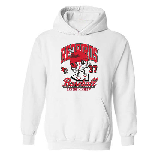 Illinois State - NCAA Baseball : Lawson Minshew - Fashion Shersey Hooded Sweatshirt-0
