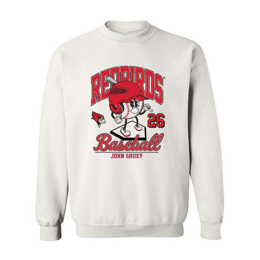 Illinois State - NCAA Baseball : John Shuey - Fashion Shersey Crewneck Sweatshirt-0
