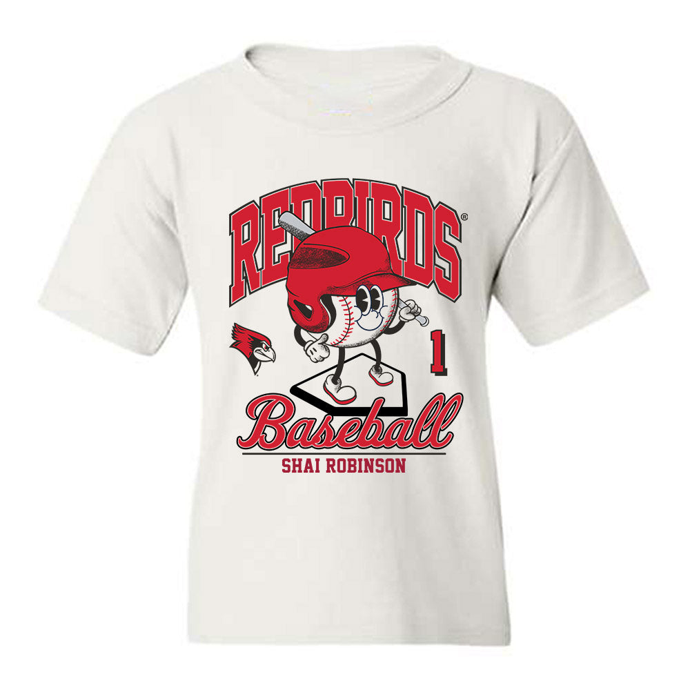 Illinois State - NCAA Baseball : Shai Robinson - Fashion Shersey Youth T-Shirt-0