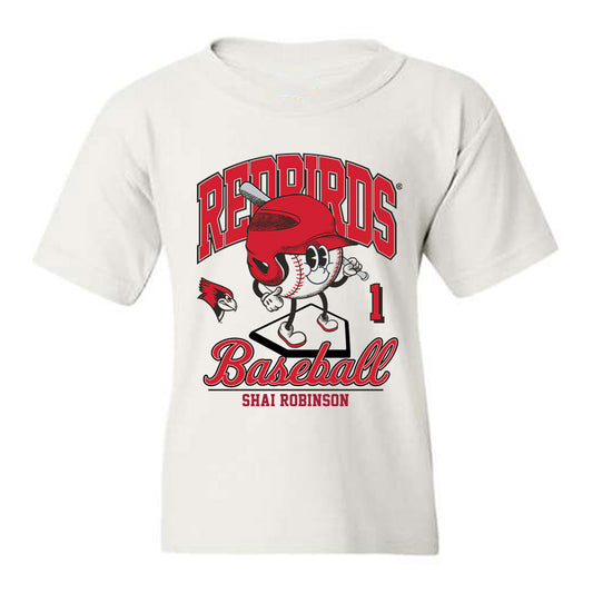 Illinois State - NCAA Baseball : Shai Robinson - Fashion Shersey Youth T-Shirt-0