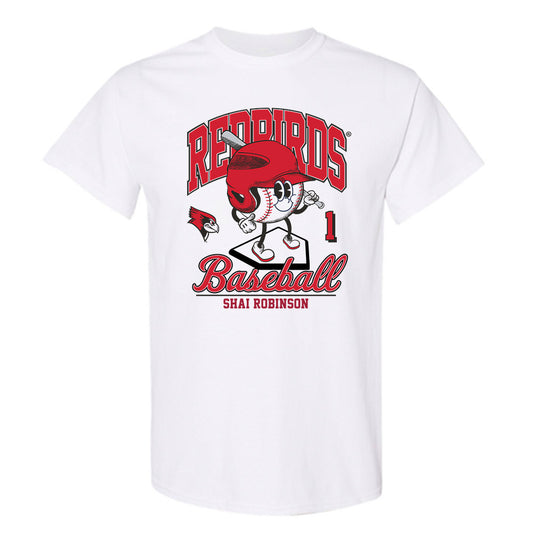 Illinois State - NCAA Baseball : Shai Robinson - Fashion Shersey T-Shirt-0