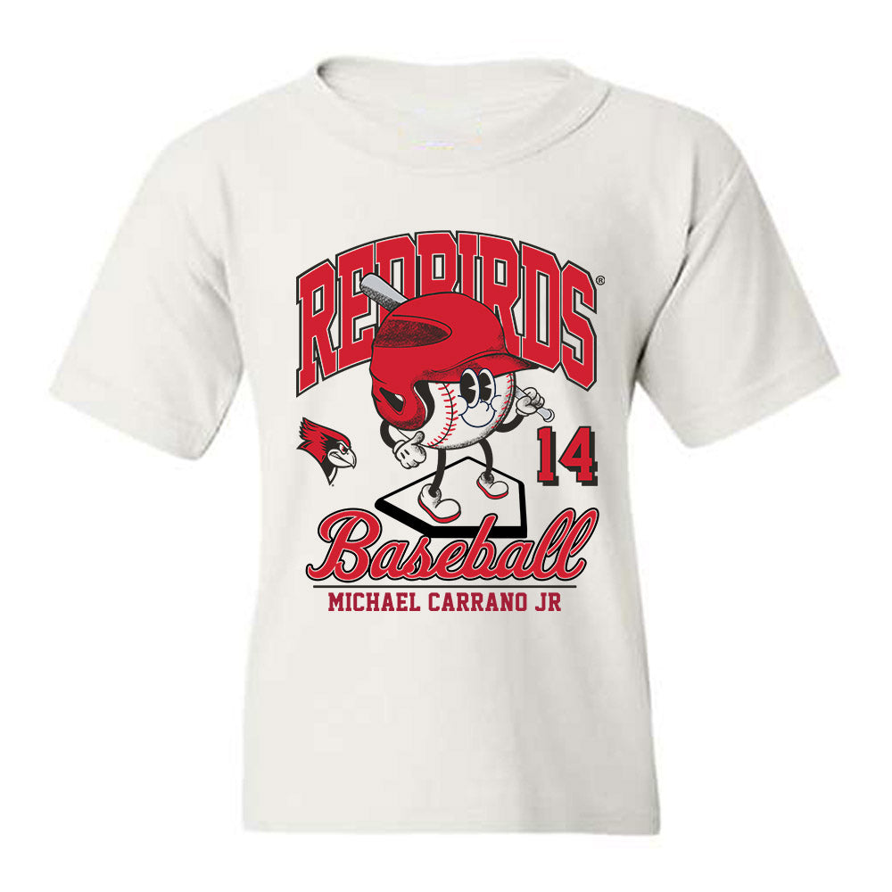 Illinois State - NCAA Baseball : Michael Carrano Jr - Fashion Shersey Youth T-Shirt-0