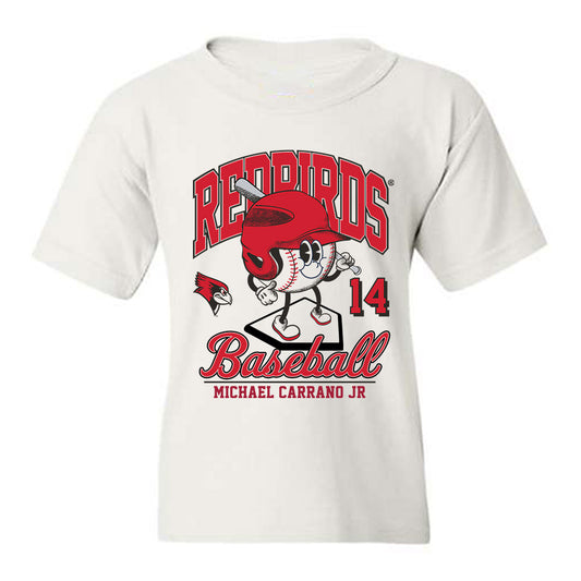 Illinois State - NCAA Baseball : Michael Carrano Jr - Fashion Shersey Youth T-Shirt-0