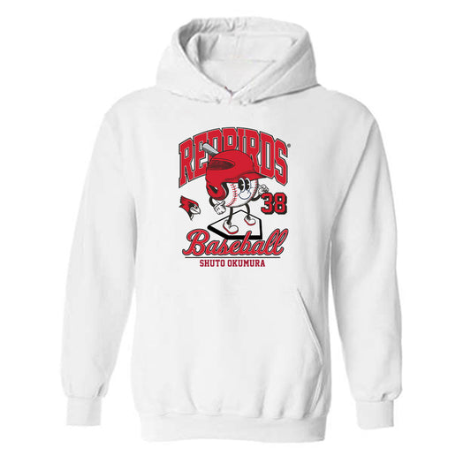 Illinois State - NCAA Baseball : Shuto Okumura - Fashion Shersey Hooded Sweatshirt-0