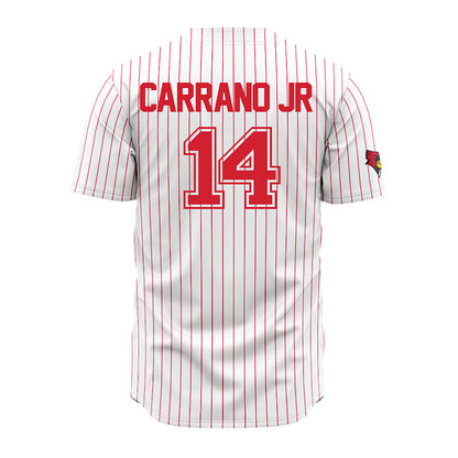 Illinois State - NCAA Baseball : Michael Carrano Jr - Pinstripe Jersey-1