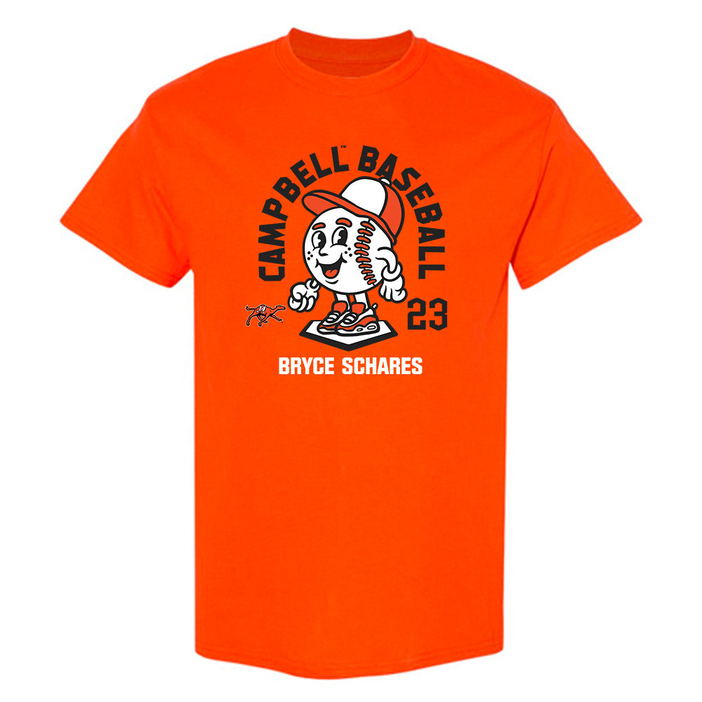 Campbell - NCAA Baseball : Bryce Schares - Fashion Shersey T-Shirt-0