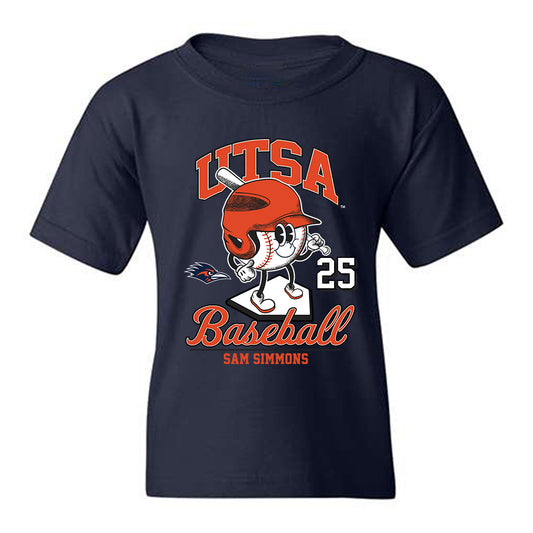 UTSA - NCAA Baseball : Sam Simmons - Fashion Shersey Youth T-Shirt-0