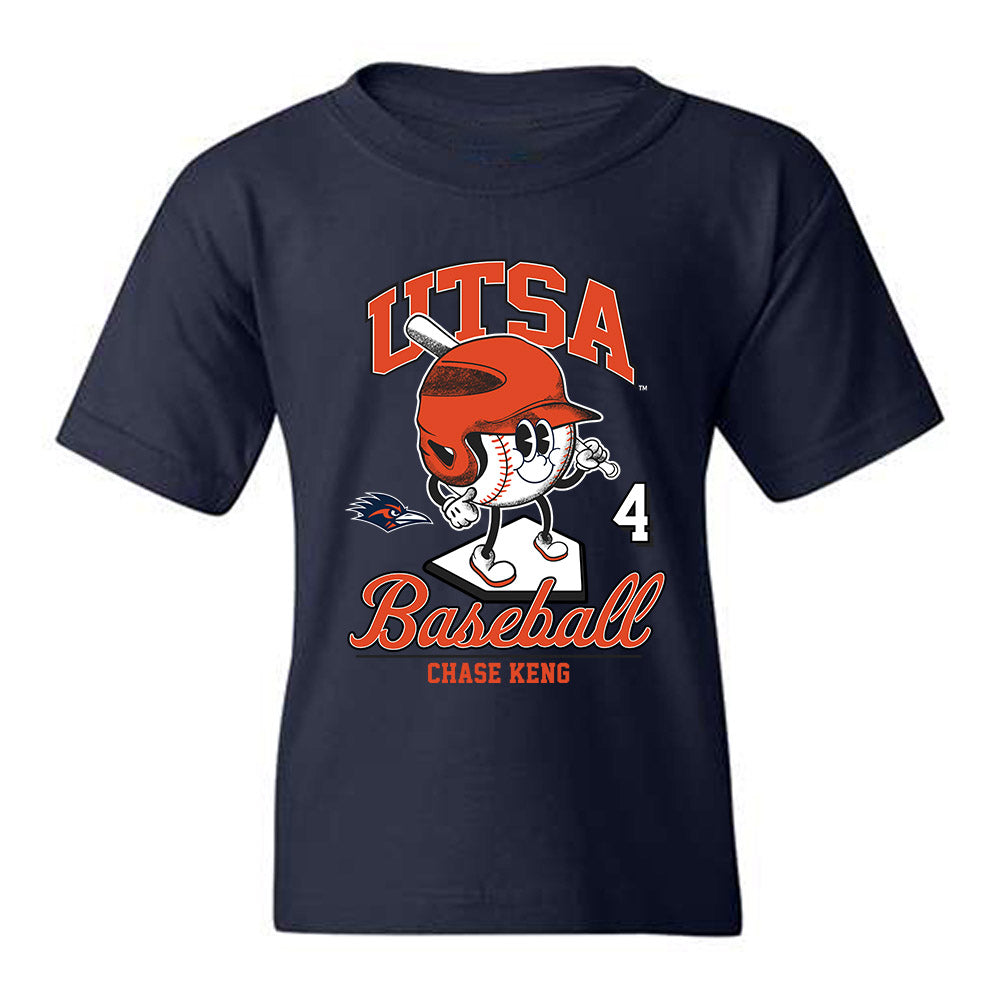 UTSA - NCAA Baseball : Chase Keng - Fashion Shersey Youth T-Shirt-0