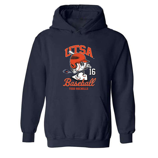 UTSA - NCAA Baseball : Todd Rochelle - Fashion Shersey Hooded Sweatshirt-0