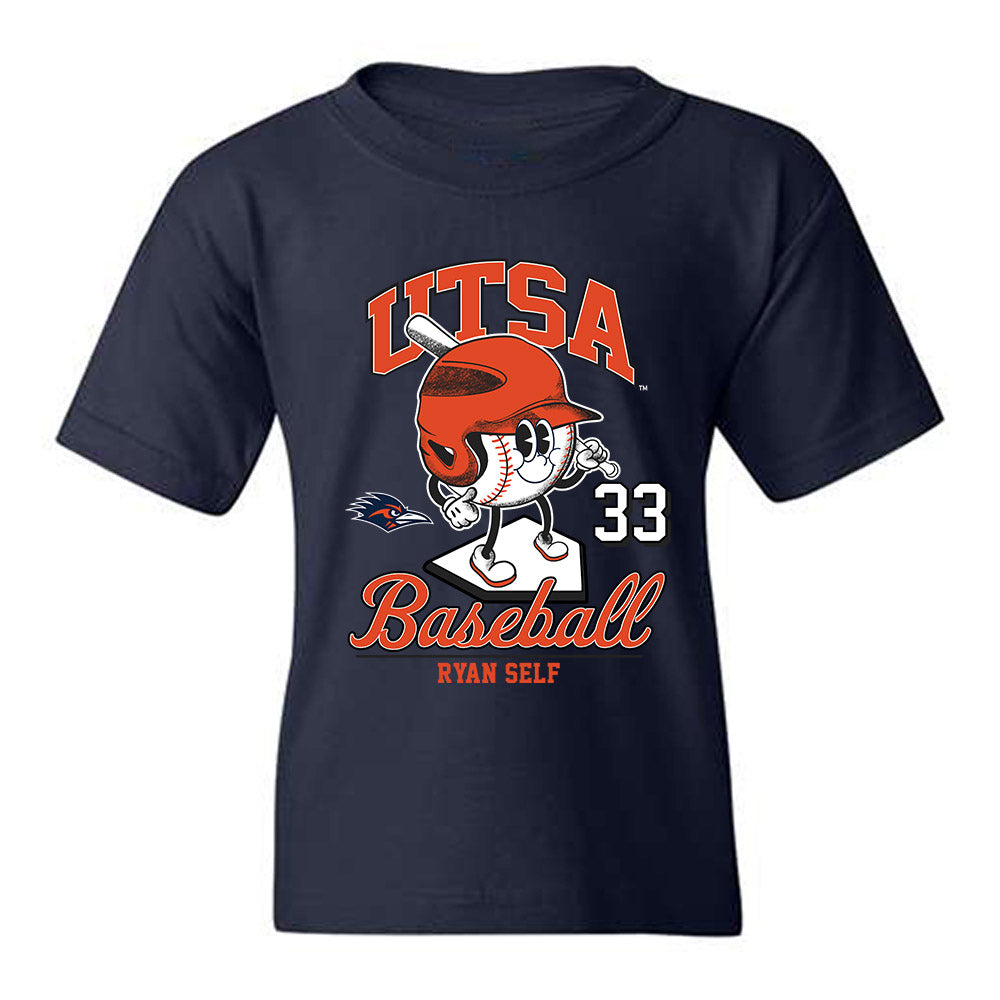 UTSA - NCAA Baseball : Ryan Self - Fashion Shersey Youth T-Shirt-0