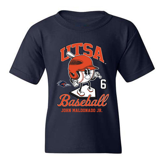 UTSA - NCAA Baseball : John Maldonado Jr. - Fashion Shersey Youth T-Shirt-0