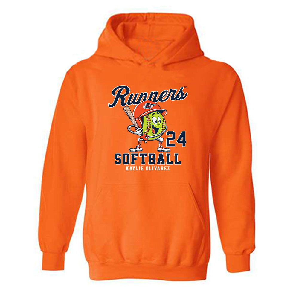 UTSA - NCAA Softball : Kaylie Olivarez - Fashion Shersey Hooded Sweatshirt