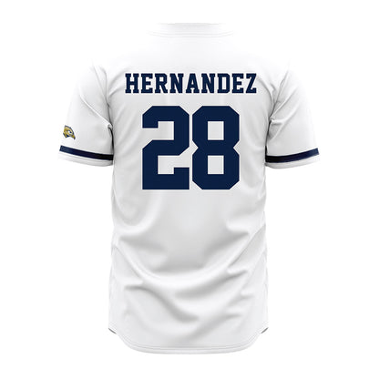 Oral Roberts - NCAA Baseball : Ricardo Hernandez - White Jersey-1