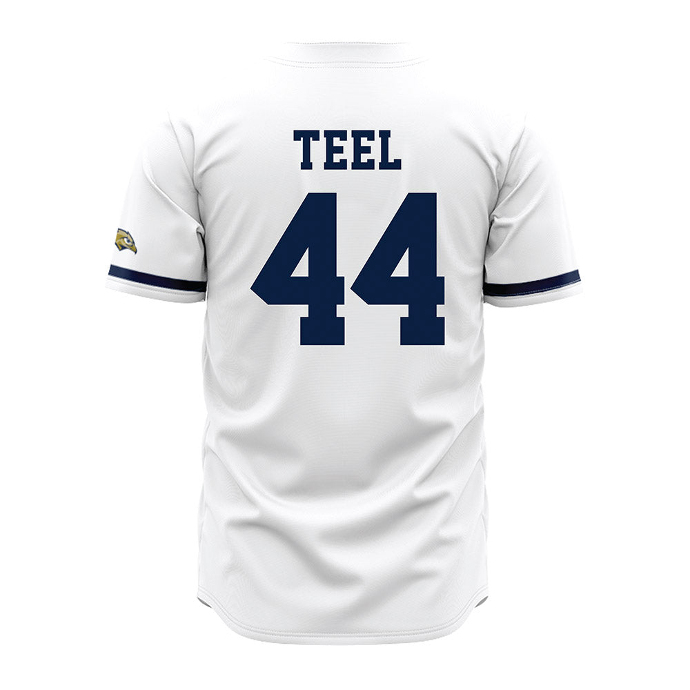Oral Roberts - NCAA Baseball : Easton Teel - White Jersey-1