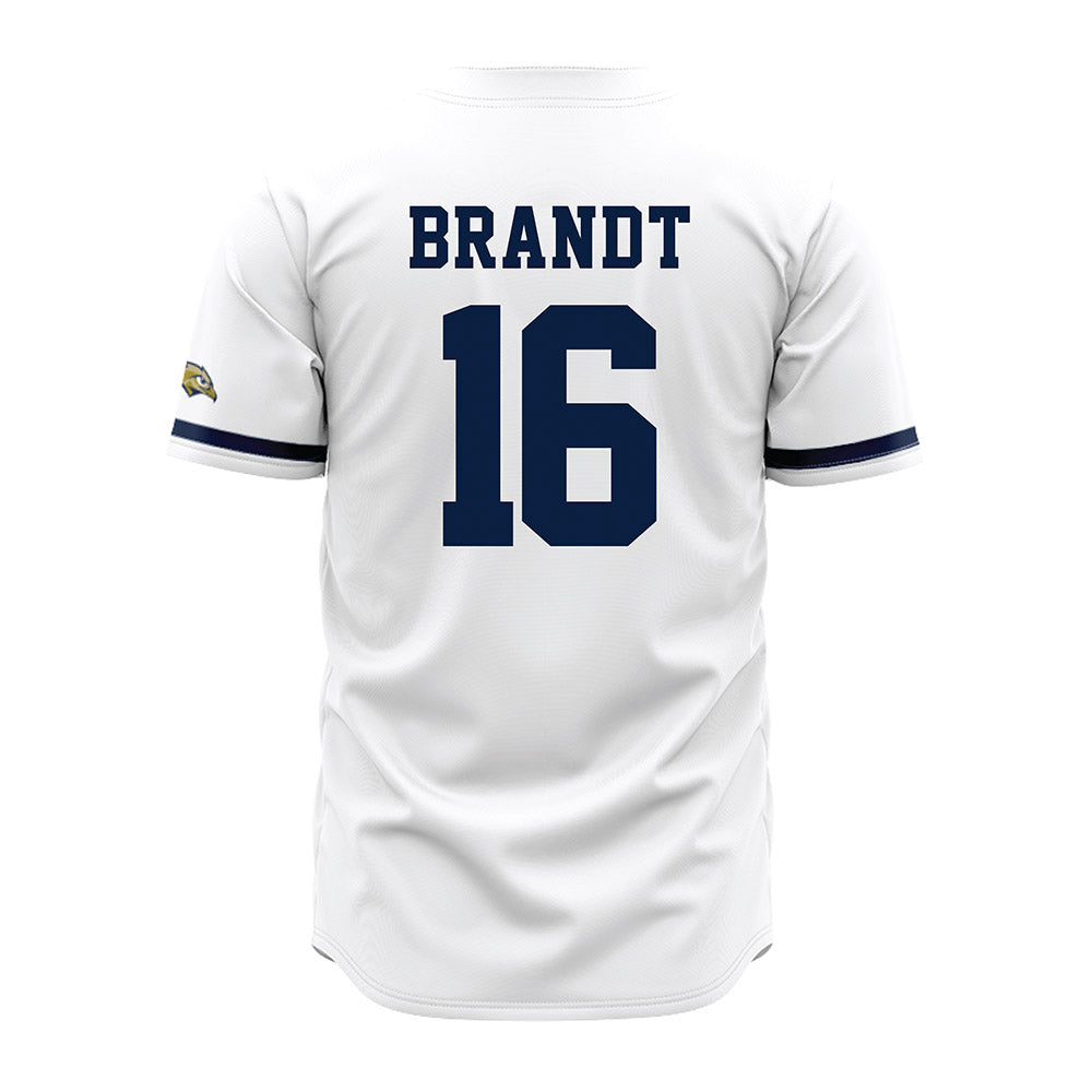Oral Roberts - NCAA Baseball : Matthew Brandt - White Jersey-1