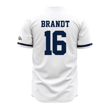 Oral Roberts - NCAA Baseball : Matthew Brandt - White Jersey-1
