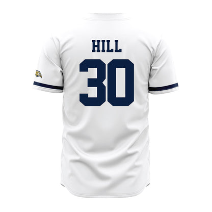Oral Roberts - NCAA Baseball : Louis Hill - White Jersey-1