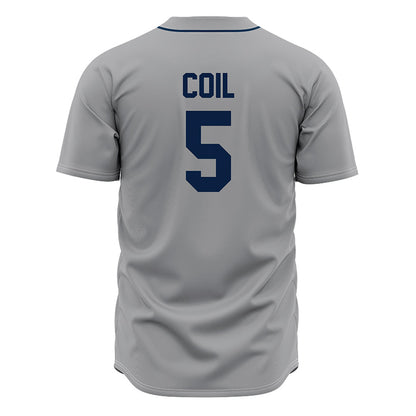 Oral Roberts - NCAA Baseball : Owen Coil - Grey Jersey