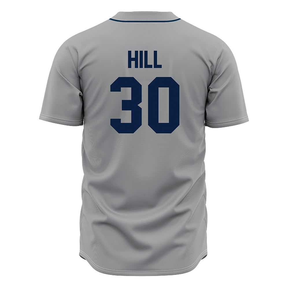 Oral Roberts - NCAA Baseball : Louis Hill - Grey Jersey-1