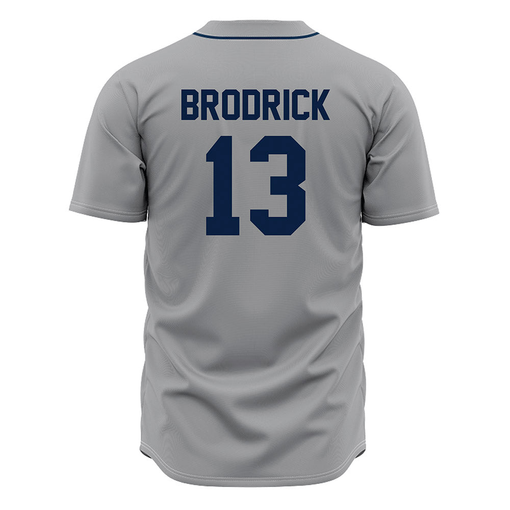 Oral Roberts - NCAA Baseball : Tyler Brodrick - Grey Jersey