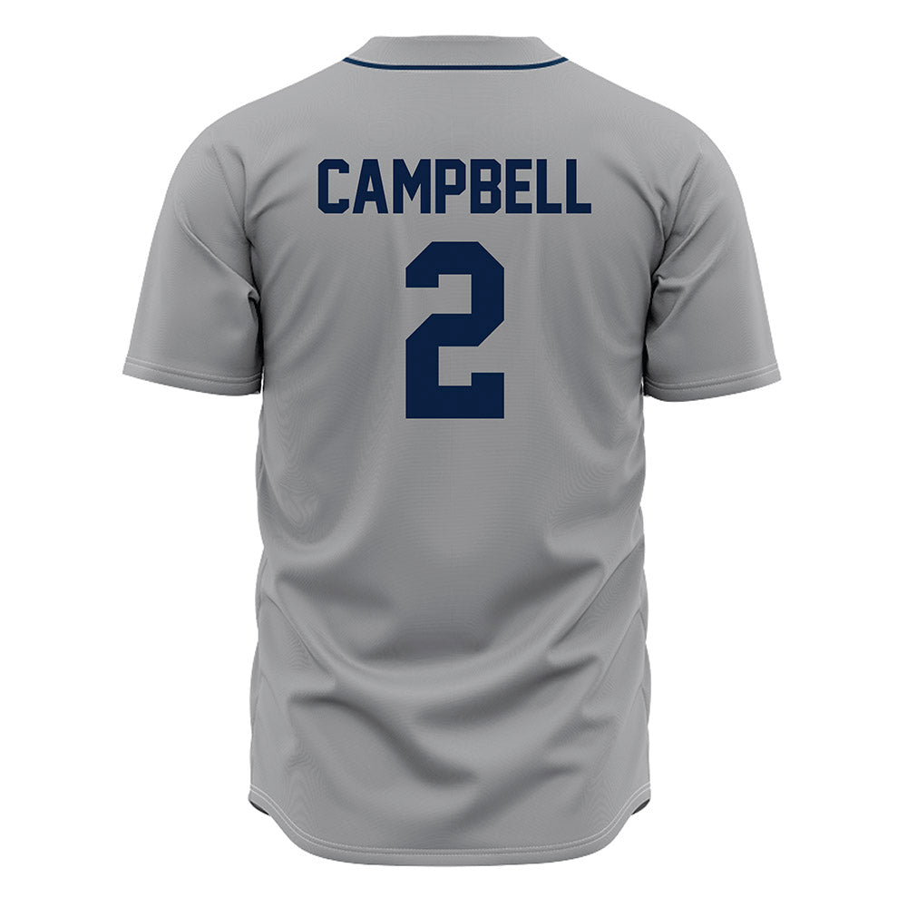 Oral Roberts - NCAA Baseball : Keaton Campbell - Grey Jersey-1