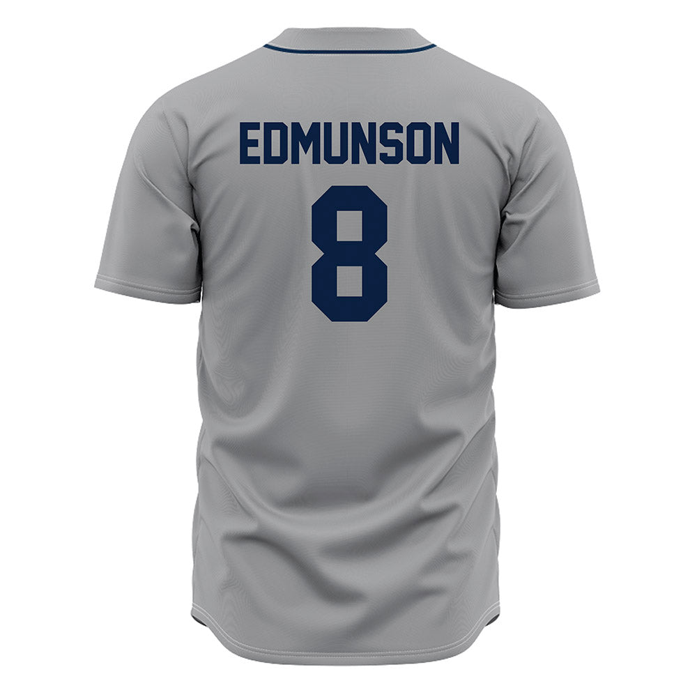 Oral Roberts - NCAA Baseball : Will Edmunson - Grey Jersey-1