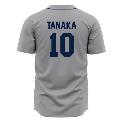 Oral Roberts - NCAA Baseball : Makani Tanaka - Grey Jersey